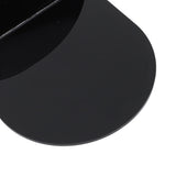 3pcs Wall Speaker Floating Shelves Acrylic Waterproof Wall Mounted Speaker Display Stand for Baby Camera Small Alarm Clock Black