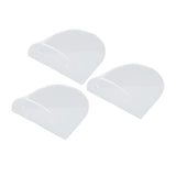 3pcs Wall Speaker Floating Shelves Acrylic Waterproof Wall Mounted Speaker Display Stand for Baby Camera Small Alarm Clock Transparent