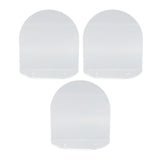3pcs Wall Speaker Floating Shelves Acrylic Waterproof Wall Mounted Speaker Display Stand for Baby Camera Small Alarm Clock Transparent - Extra Image