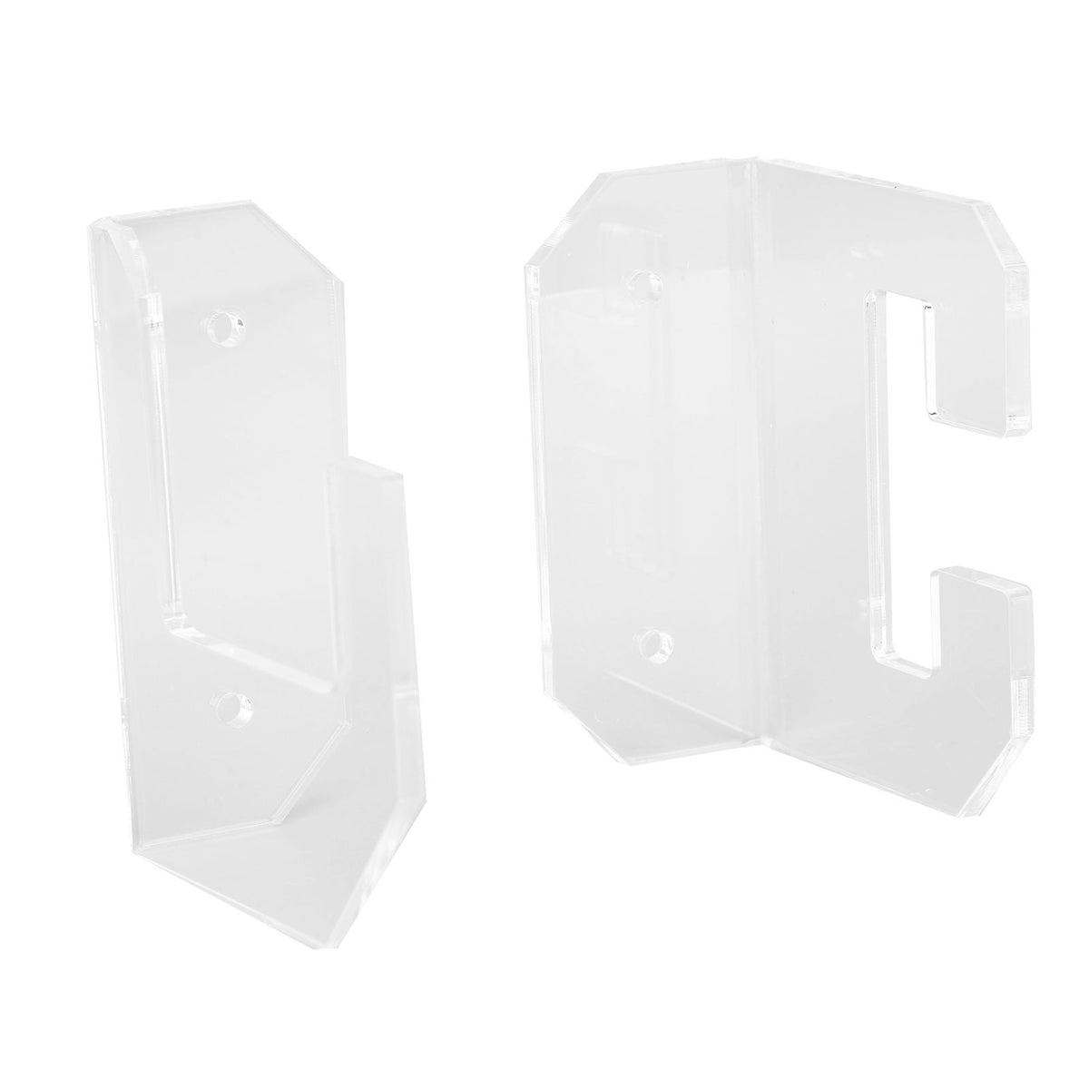 Samurai Sword Holder Horizontal Wall Mount Acrylic Sword Rack Flat Blade Display Stand with Screws Transparent