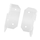 Samurai Sword Holder Horizontal Wall Mount Acrylic Sword Rack Flat Blade Display Stand with Screws Transparent