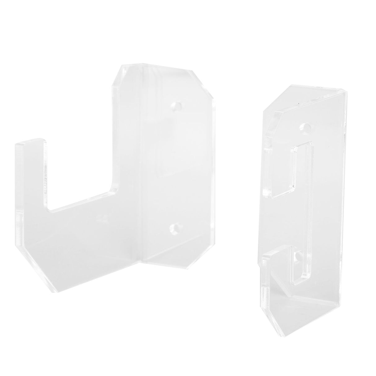 Samurai Sword Holder Horizontal Wall Mount Acrylic Sword Rack Flat Blade Display Stand with Screws Transparent