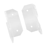 Samurai Sword Holder Horizontal Wall Mount Acrylic Sword Rack Flat Blade Display Stand with Screws Transparent - Close-Up Angle