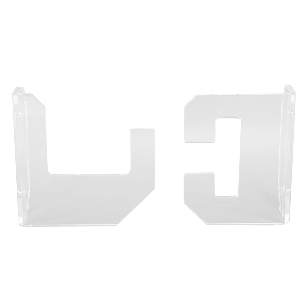 Samurai Sword Holder Horizontal Wall Mount Acrylic Sword Rack Flat Blade Display Stand with Screws Transparent