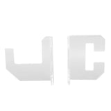 Samurai Sword Holder Horizontal Wall Mount Acrylic Sword Rack Flat Blade Display Stand with Screws Transparent - Extra Image