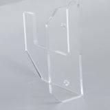 Samurai Sword Holder Horizontal Wall Mount Acrylic Sword Rack Flat Blade Display Stand with Screws Transparent - Extra Image