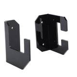 Samurai Sword Holder Horizontal Wall Mount Acrylic Sword Rack Flat Blade Display Stand with Screws Black