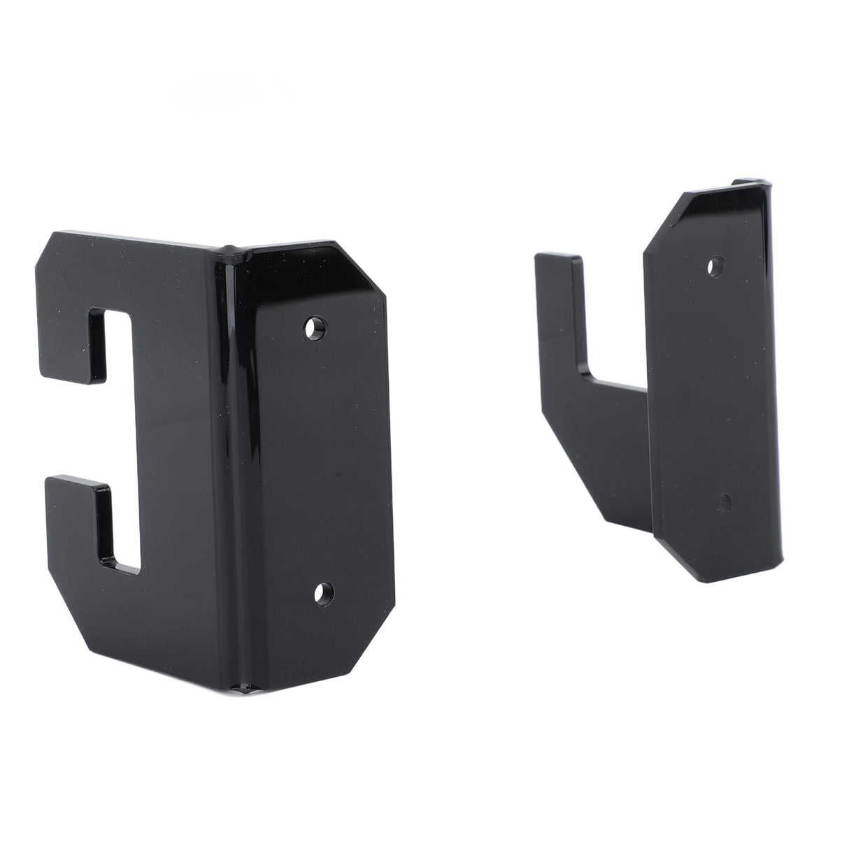 Samurai Sword Holder Horizontal Wall Mount Acrylic Sword Rack Flat Blade Display Stand with Screws Black