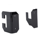 Samurai Sword Holder Horizontal Wall Mount Acrylic Sword Rack Flat Blade Display Stand with Screws Black