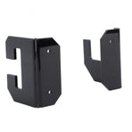 Samurai Sword Holder Horizontal Wall Mount Acrylic Sword Rack Flat Blade Display Stand with Screws Black