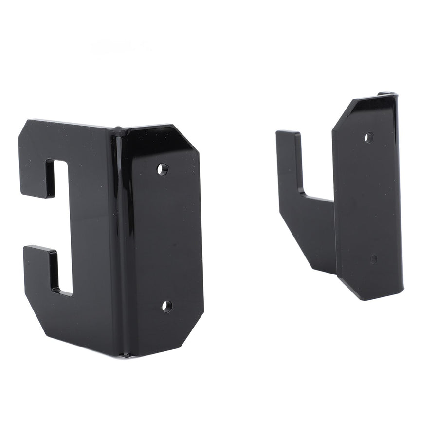 Samurai Sword Holder Horizontal Wall Mount Acrylic Sword Rack Flat Blade Display Stand with Screws Black