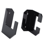 Samurai Sword Holder Horizontal Wall Mount Acrylic Sword Rack Flat Blade Display Stand with Screws Black