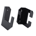 Samurai Sword Holder Horizontal Wall Mount Acrylic Sword Rack Flat Blade Display Stand with Screws Black