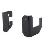 Samurai Sword Holder Horizontal Wall Mount Acrylic Sword Rack Flat Blade Display Stand with Screws Black