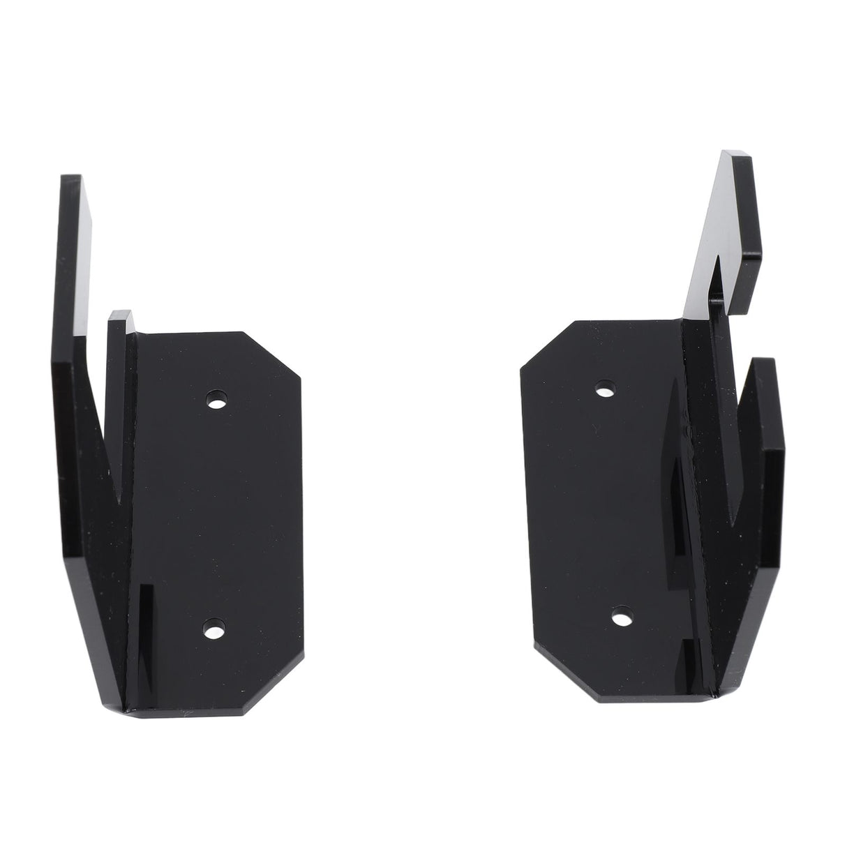 Samurai Sword Holder Horizontal Wall Mount Acrylic Sword Rack Flat Blade Display Stand with Screws Black