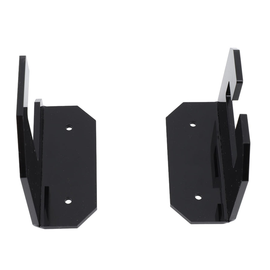 Samurai Sword Holder Horizontal Wall Mount Acrylic Sword Rack Flat Blade Display Stand with Screws Black