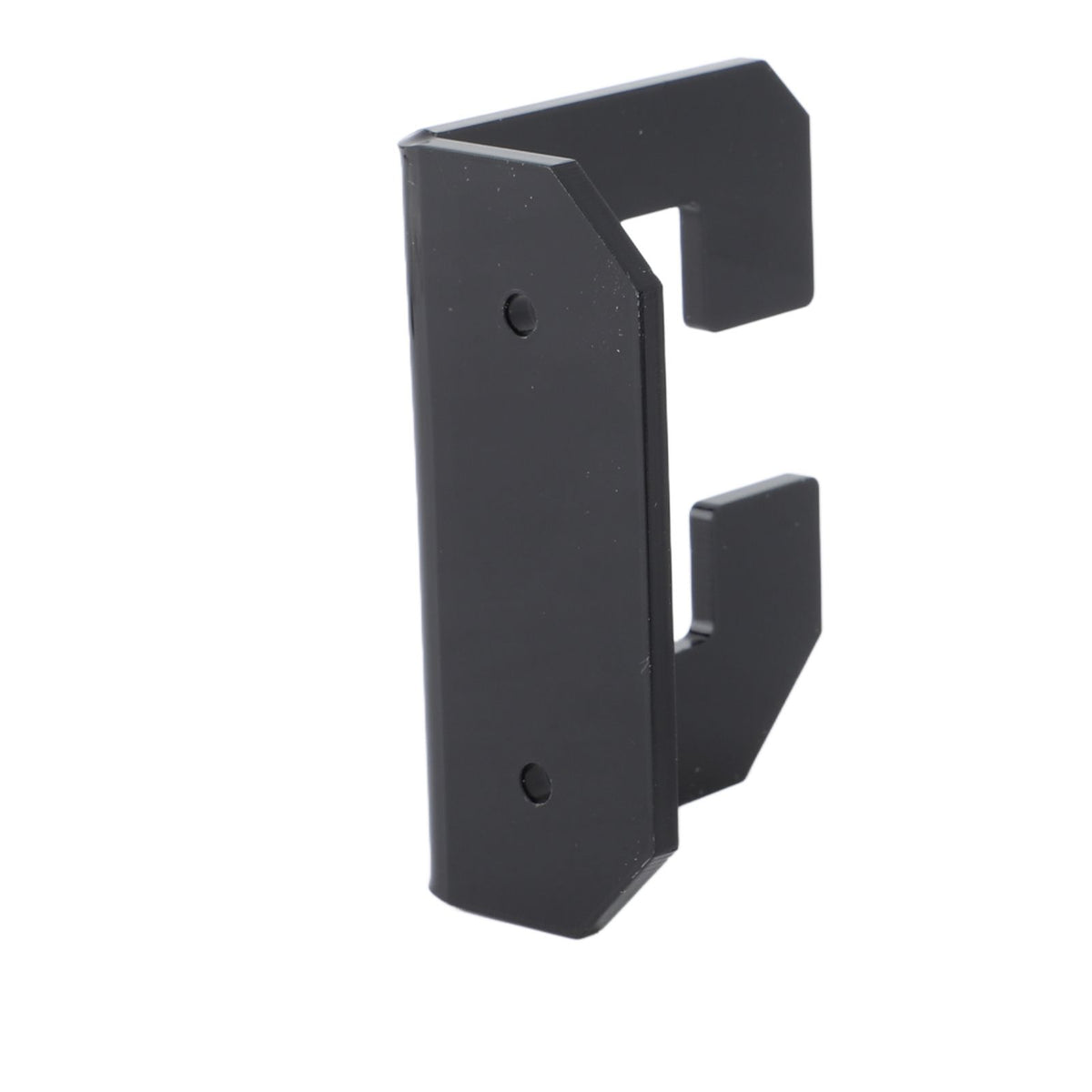Samurai Sword Holder Horizontal Wall Mount Acrylic Sword Rack Flat Blade Display Stand with Screws Black