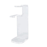 Lightsaber Wall Mount Stand Acrylic Stable Wall Mounted Lightsaber Display Rack for Home Bedroom Transparent - Front View