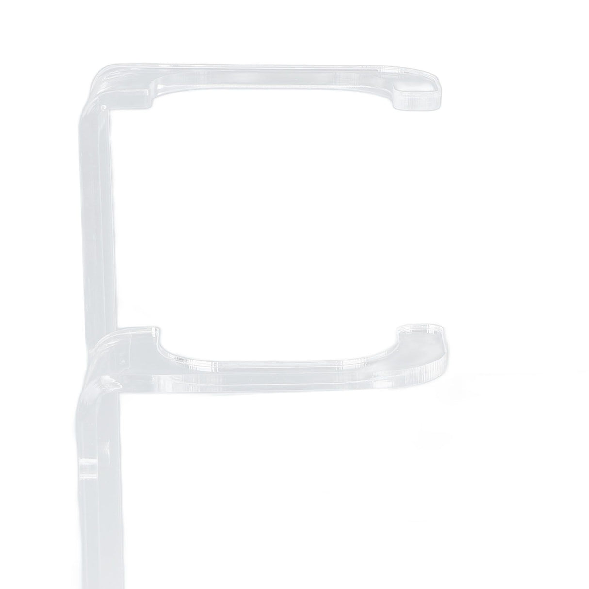 Lightsaber Wall Mount Stand Acrylic Stable Wall Mounted Lightsaber Display Rack for Home Bedroom Transparent