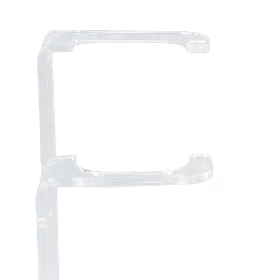 Lightsaber Wall Mount Stand Acrylic Stable Wall Mounted Lightsaber Display Rack for Home Bedroom Transparent