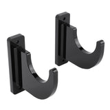 2 PCS Sword Holder Acrylic Wall Mount Polished Strong Load Bearing Adjustable Sword Hook for Axes Knives Lightsabers - 45-Degree Angle