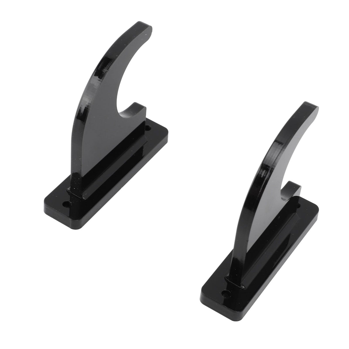 2 PCS Sword Holder Acrylic Wall Mount Polished Strong Load Bearing Adjustable Sword Hook for Axes Knives Lightsabers