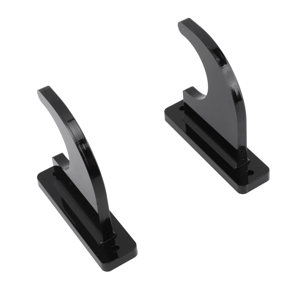 2 PCS Sword Holder Acrylic Wall Mount Polished Strong Load Bearing Adjustable Sword Hook for Axes Knives Lightsabers