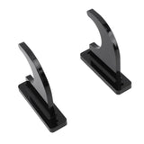 2 PCS Sword Holder Acrylic Wall Mount Polished Strong Load Bearing Adjustable Sword Hook for Axes Knives Lightsabers - Close-Up Angle