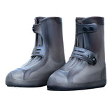 Waterproof Rain Boots Cover Silicone Comfortable Prevent Slip Thickened Outdoor Rain Shoe Covers for Men Women Fishing Hunting Tawny, Middle Tube Size 37‑39