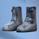 Waterproof Rain Boots Cover Silicone Comfortable Prevent Slip Thickened Outdoor Rain Shoe Covers for Men Women Fishing Hunting Tawny, Middle Tube Size 37‑39 - 45-Degree Angle