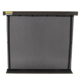 Retractable Clothes Drying Rack with Template Wall Mount Mesh Breathable Platform Aluminium Laundry Drying Rack for Patio Bathroom Grey