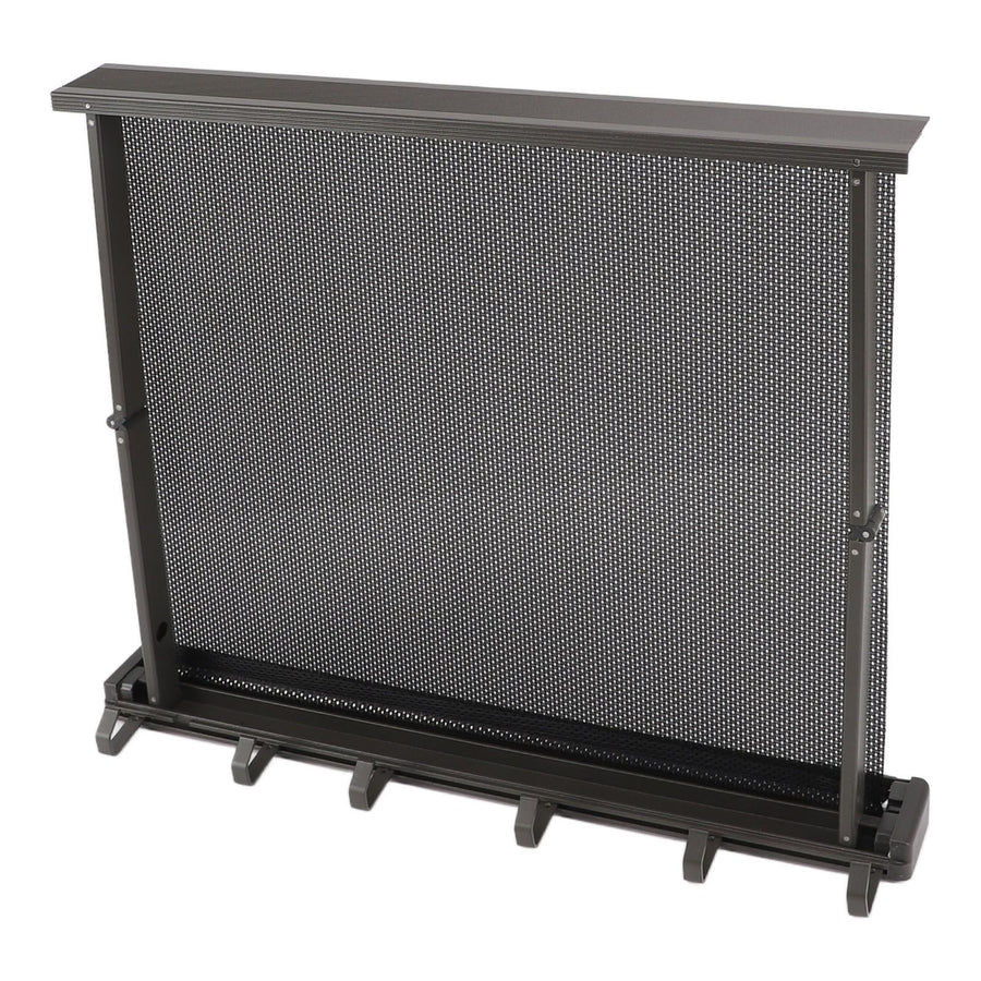 Retractable Clothes Drying Rack with Template Wall Mount Mesh Breathable Platform Aluminium Laundry Drying Rack for Patio Bathroom Grey