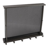 Retractable Clothes Drying Rack with Template Wall Mount Mesh Breathable Platform Aluminium Laundry Drying Rack for Patio Bathroom Grey
