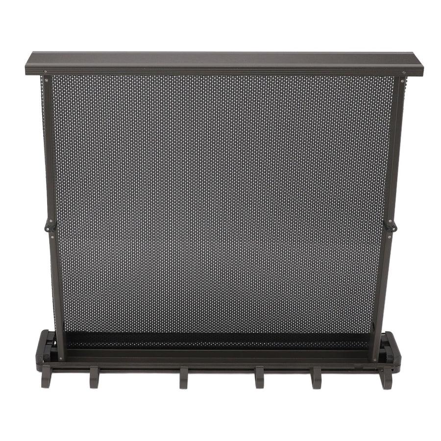 Retractable Clothes Drying Rack with Template Wall Mount Mesh Breathable Platform Aluminium Laundry Drying Rack for Patio Bathroom Grey