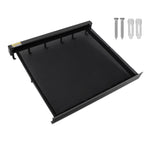 Retractable Clothes Drying Rack with Template Wall Mount Mesh Breathable Platform Aluminium Laundry Drying Rack for Patio Bathroom Black