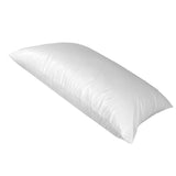 Waterproof Pillow Protector Polyester Fiber White Comfortable 16.9x28.7in Pillow Covers for Sleeping - Front View