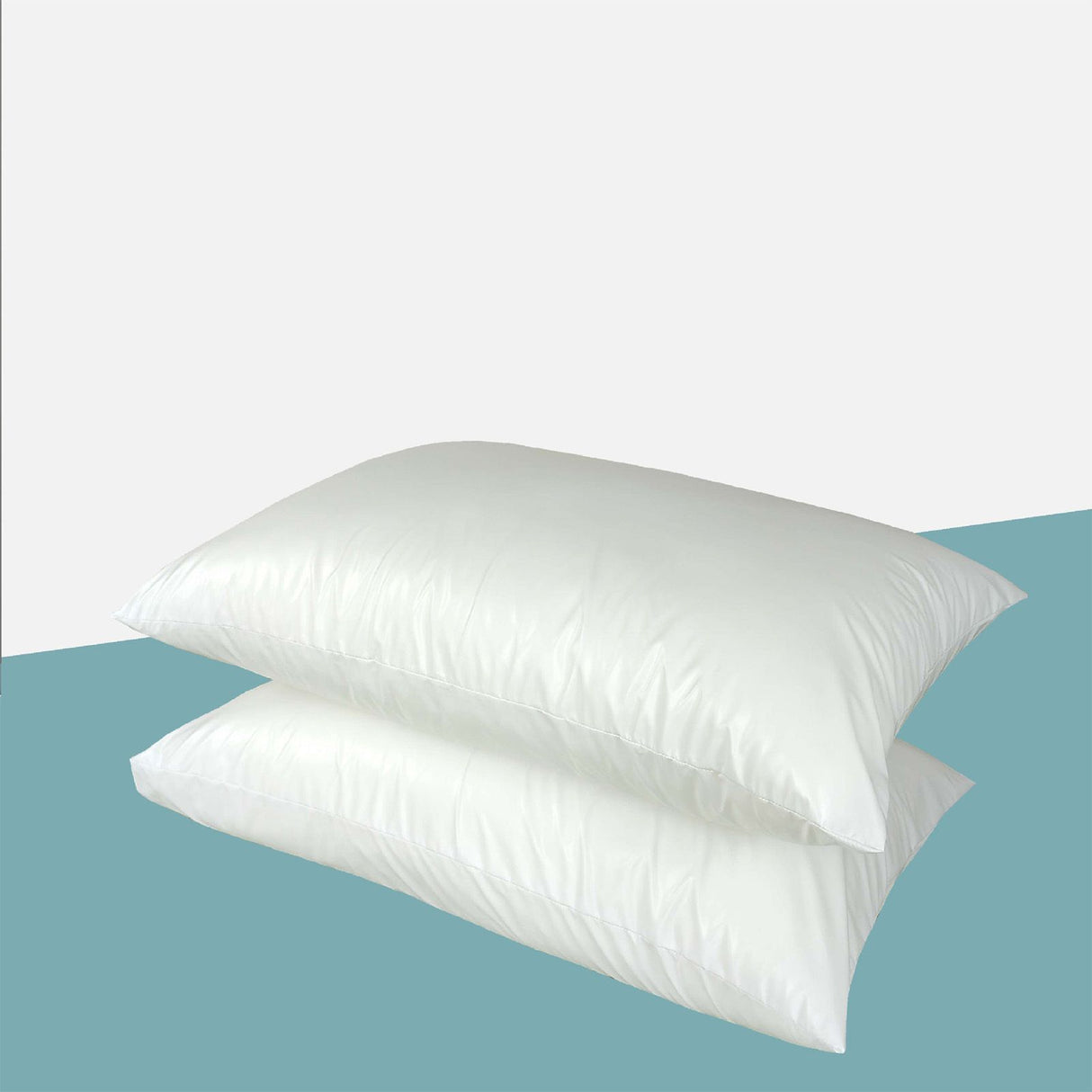 Waterproof Pillow Protector Polyester Fiber White Comfortable 16.9x28.7in Pillow Covers for Sleeping