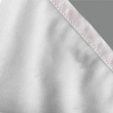 Waterproof Pillow Protector Polyester Fiber White Comfortable 16.9x28.7in Pillow Covers for Sleeping
