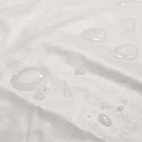 Waterproof Pillow Protector Polyester Fiber White Comfortable 16.9x28.7in Pillow Covers for Sleeping - Extra Image