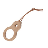 Wood Magnifying Glass Small Portable Smoothing Sturdy Multi Purpose Wooden Magnifier for Book Reading Study Home - Rear View