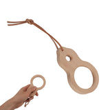 Wood Magnifying Glass Small Portable Smoothing Sturdy Multi Purpose Wooden Magnifier for Book Reading Study Home