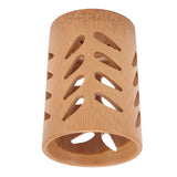 Storage Bucket Multi Purpose Cup Shape Bamboo Toothbrush Holder with Drainage Holes for Makeup Brushes - Extra Image