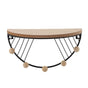 Modern Wall Shelves Fan Shaped Textured Exquisite Floating Shelves for Living Rooms Bedrooms Study Rooms Black
