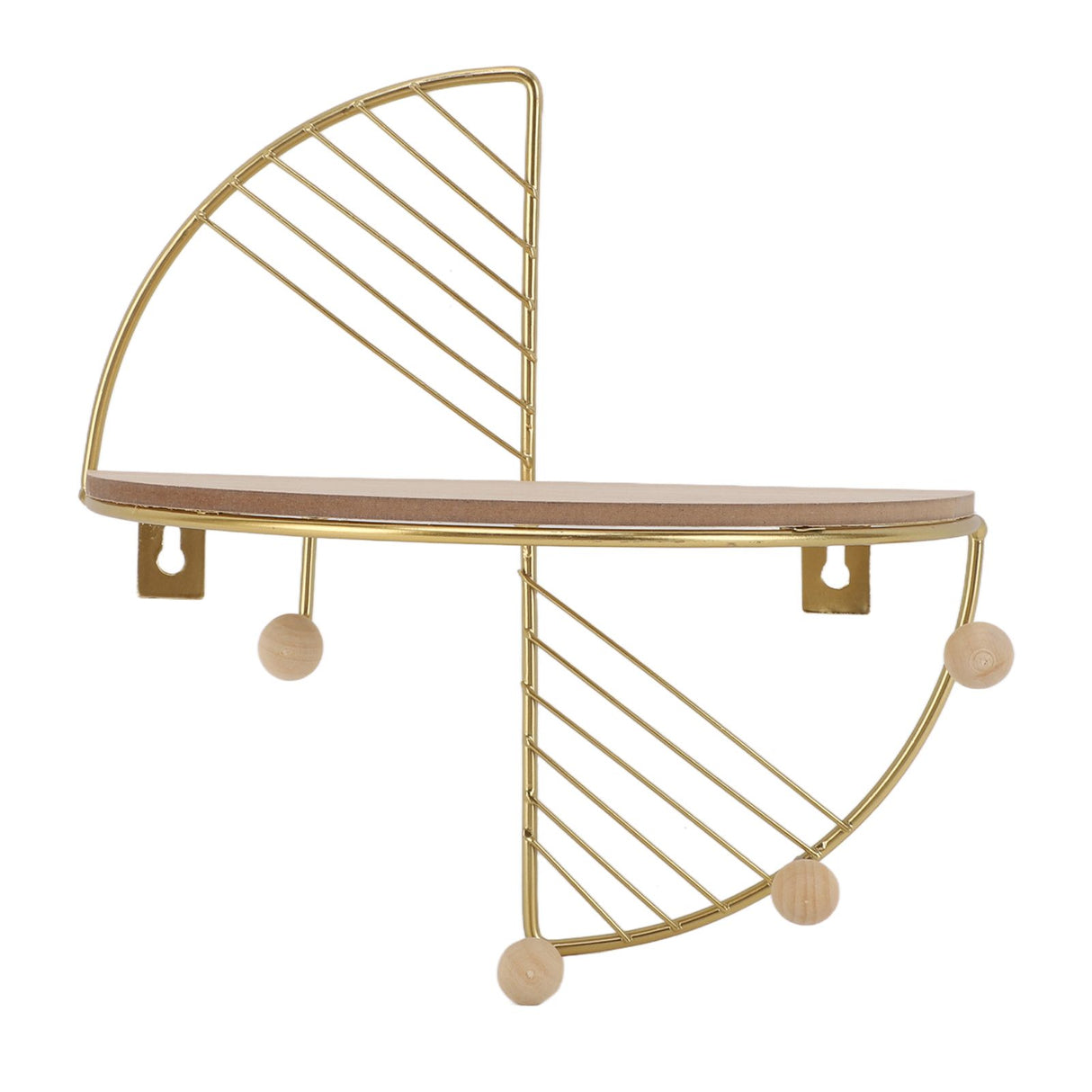 Wall Hanging Rack Iron Art Versatile Practical Wall Decoration Storage Rack for Home