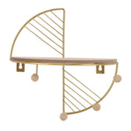 Wall Hanging Rack Iron Art Versatile Practical Wall Decoration Storage Rack for Home