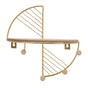 Wall Hanging Rack Iron Art Versatile Practical Wall Decoration Storage Rack for Home