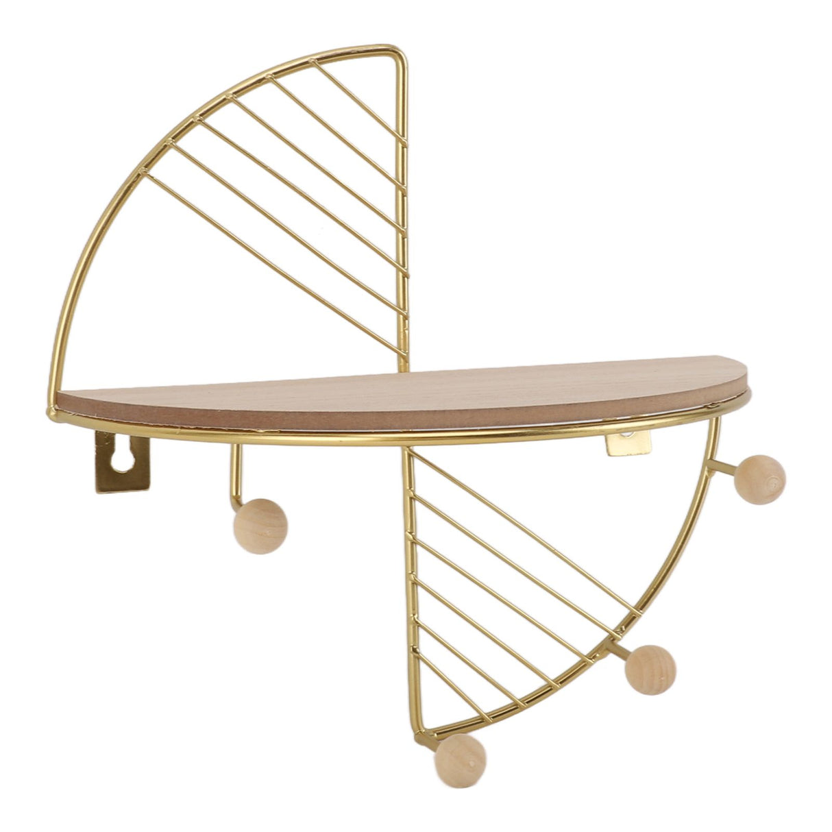 Wall Hanging Rack Iron Art Versatile Practical Wall Decoration Storage Rack for Home