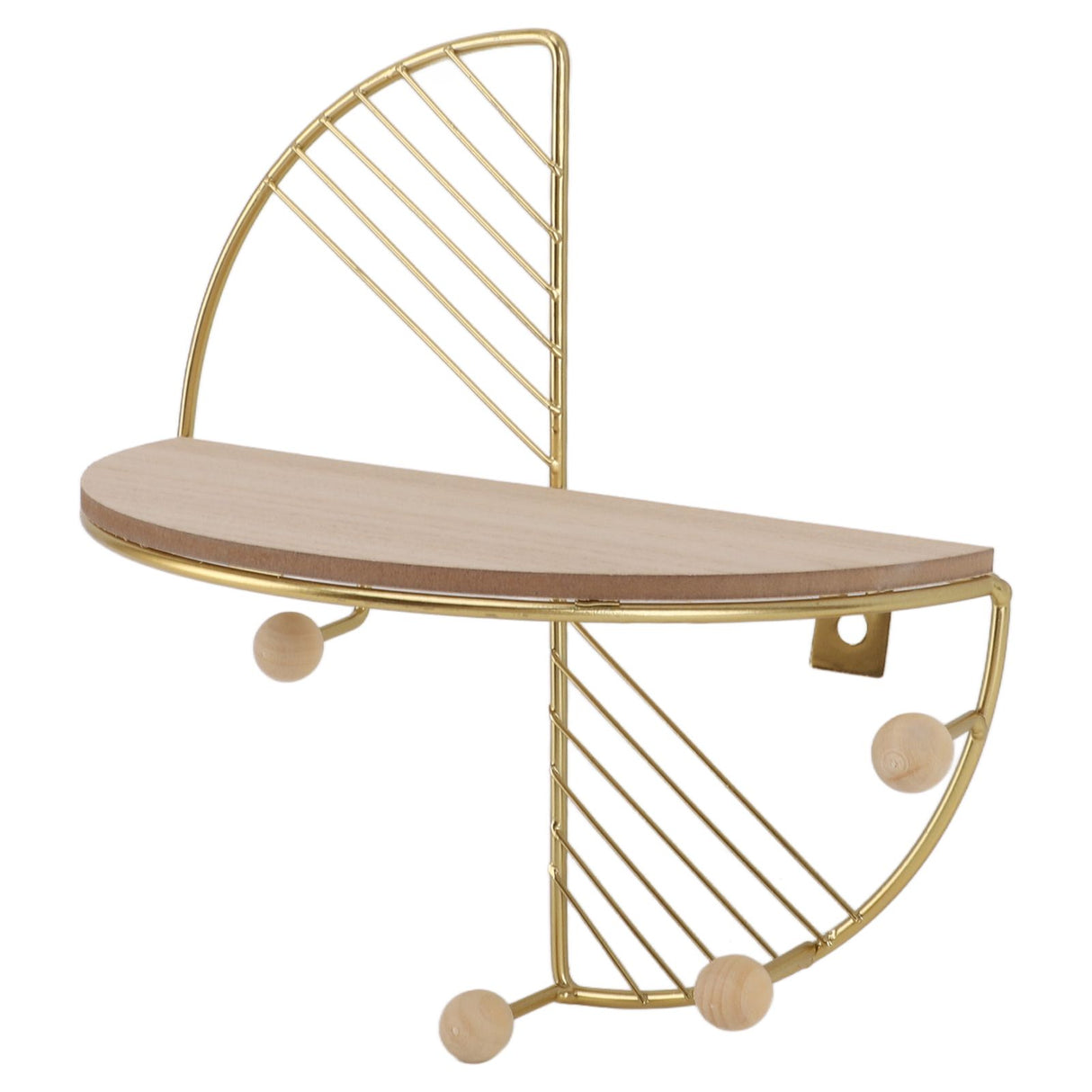 Wall Hanging Rack Iron Art Versatile Practical Wall Decoration Storage Rack for Home