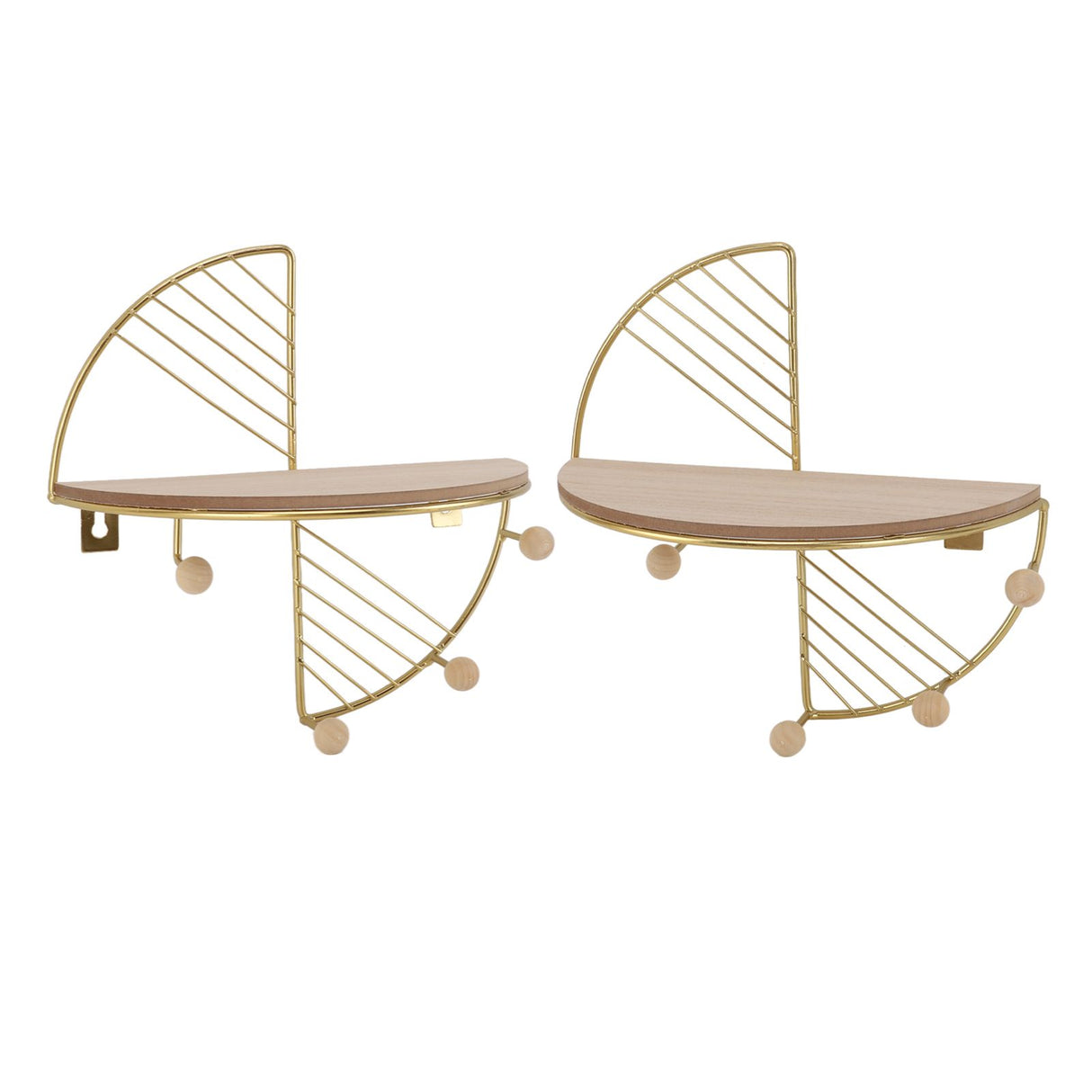 Wall Hanging Rack Iron Art Versatile Practical Wall Decoration Storage Rack for Home