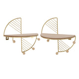 Wall Hanging Rack Iron Art Versatile Practical Wall Decoration Storage Rack for Home